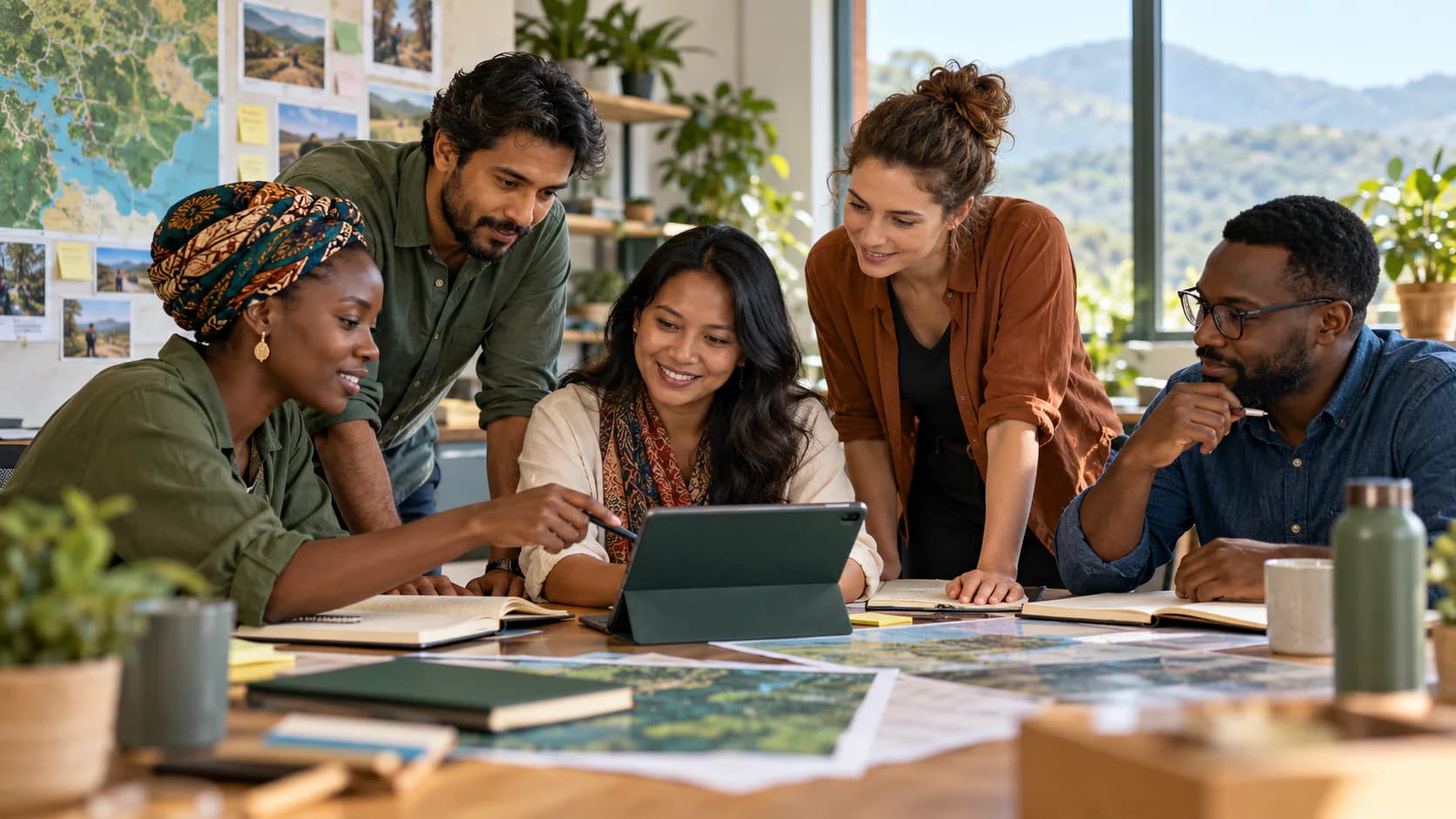Non-profit organisations teams working with Trivoh