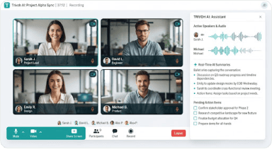 Real-time AI meeting insights