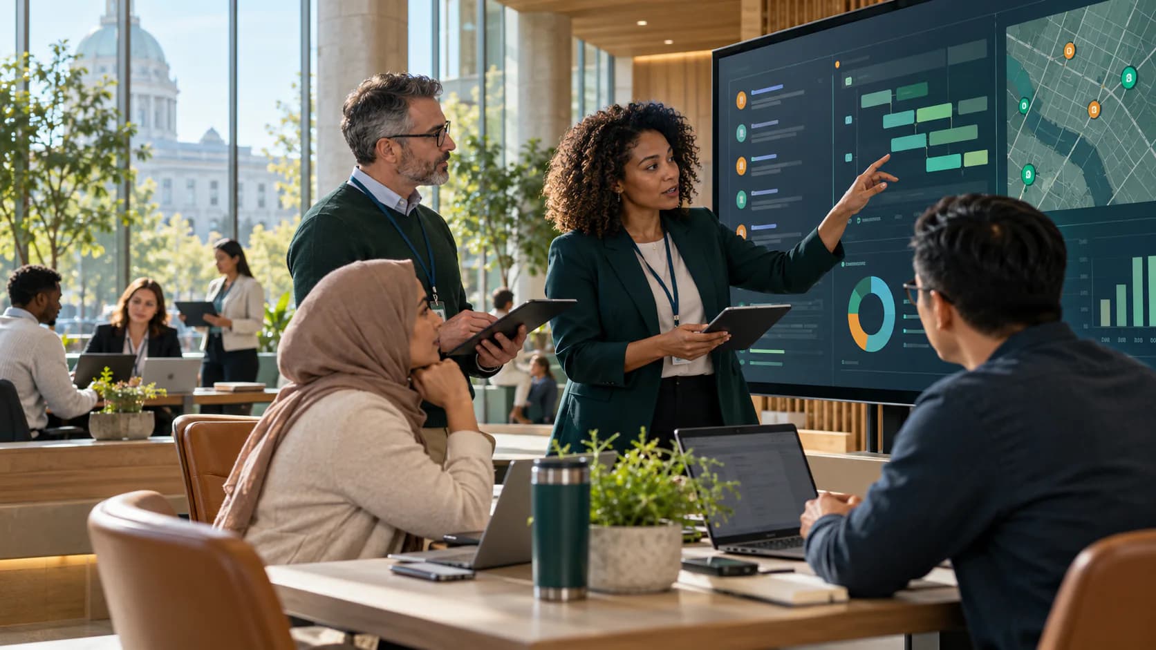 Government teams working with Trivoh